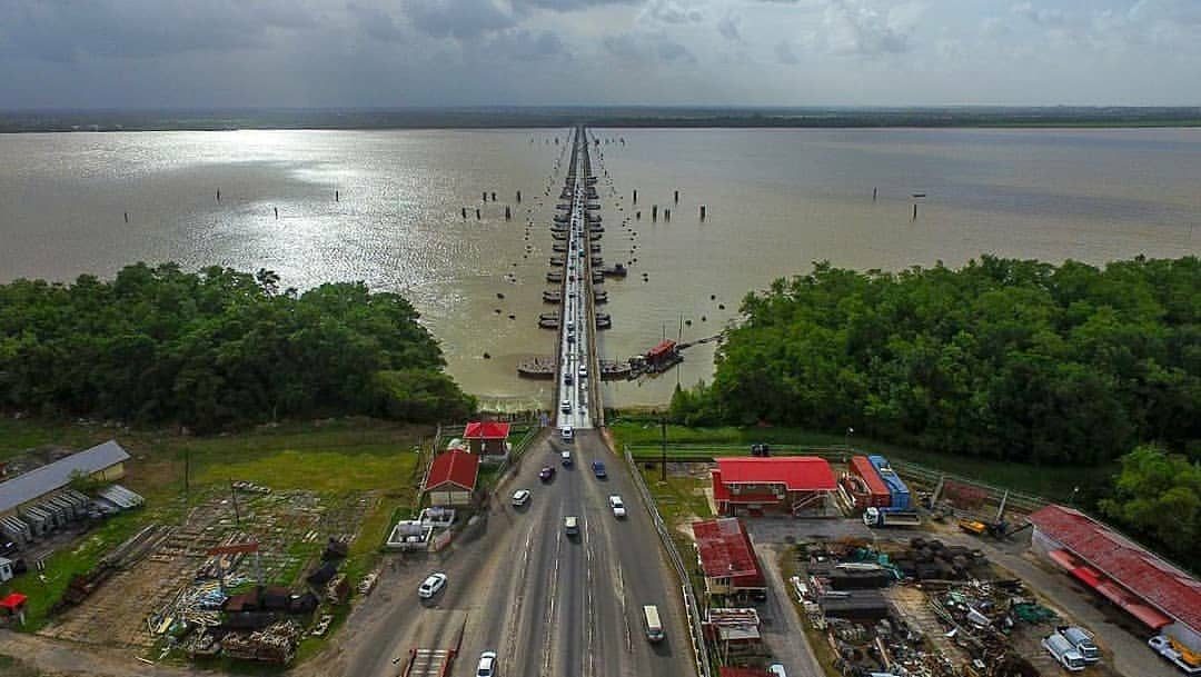 Demerara Harbor Bridge- Guyana’s Largest Floating Bridge (Video ...