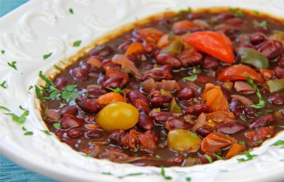 stewed kidney beans - Things Guyana